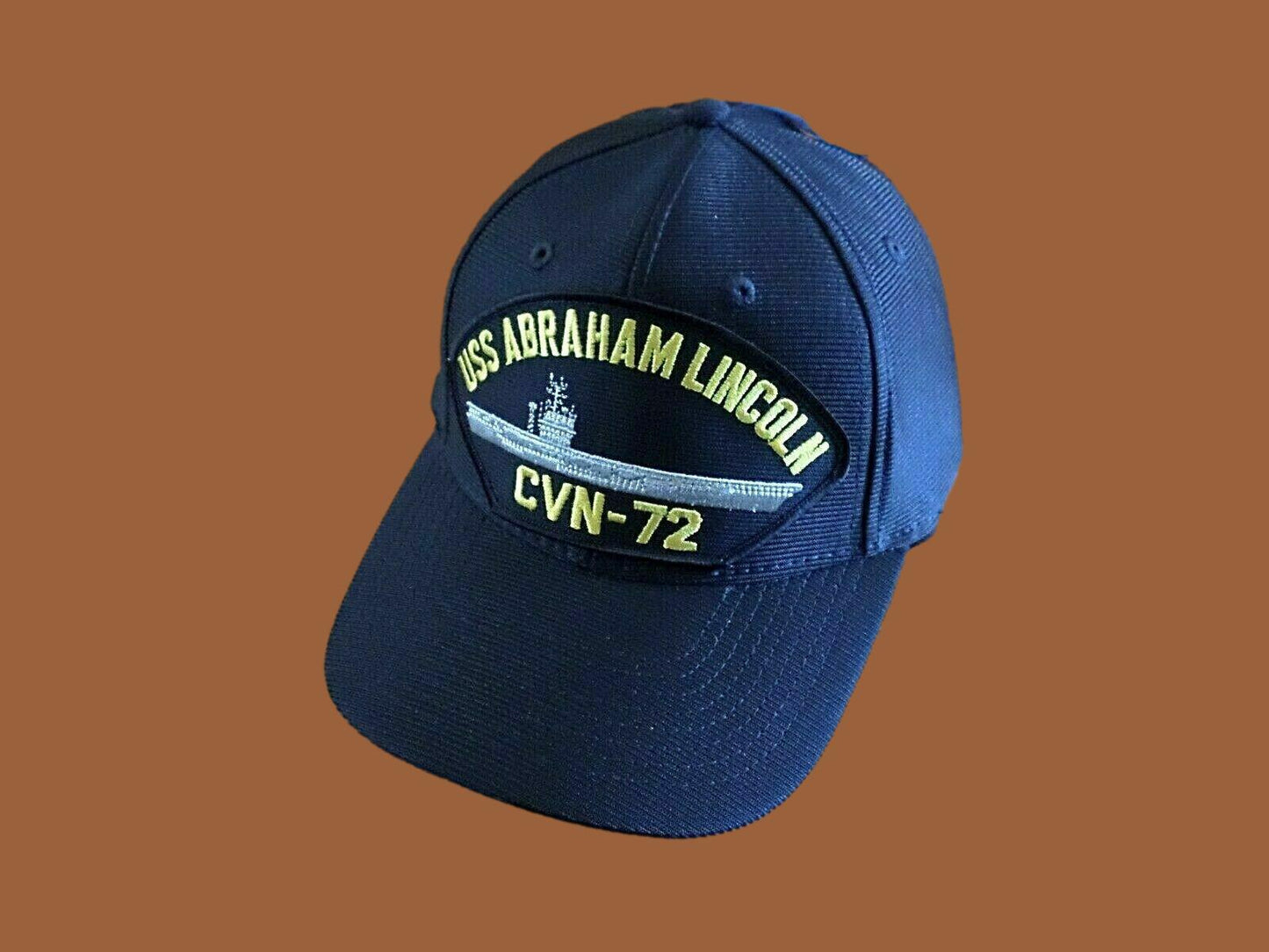 USS ABRAHAM LINCOLN CVN -72 U.S NAVY SHIP HAT OFFICIAL U.S MILITARY BALL CAP USA