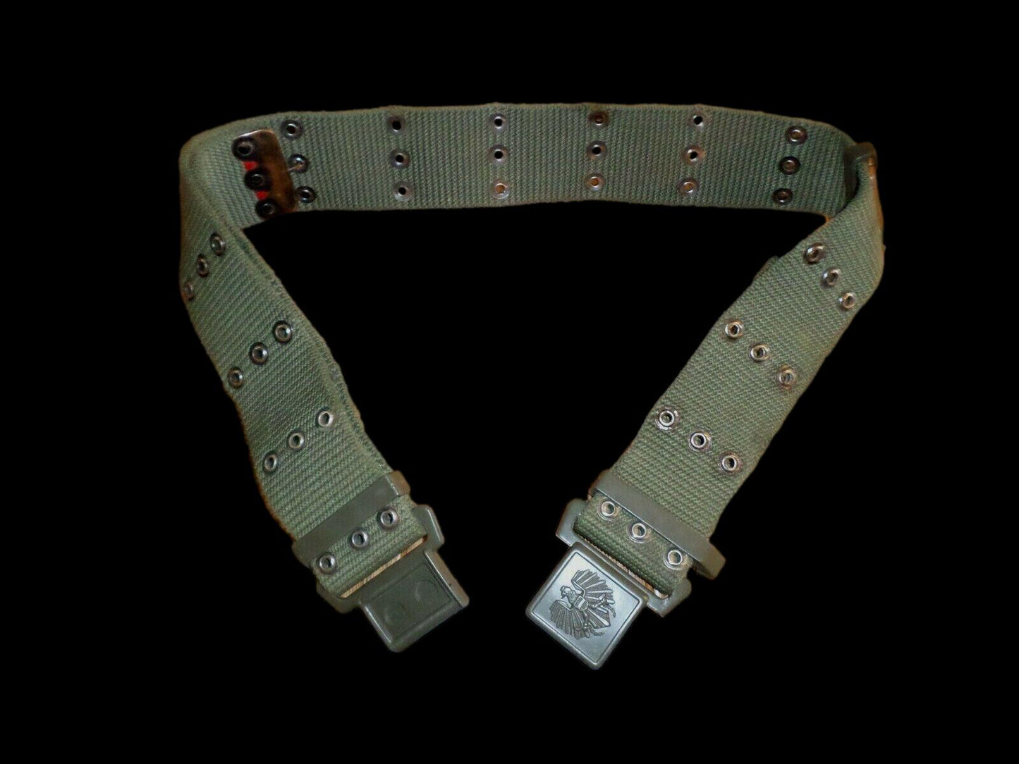 GENUINE AUSTRIAN MILITARY GLOCK ARMY COMBAT PISTOL BELT AND BUCKLE