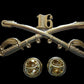 16th CAVALRY SWORDS SABERS MILITARY HAT PIN 16th CAVALRY REGIMENT BADGE U.S ARMY