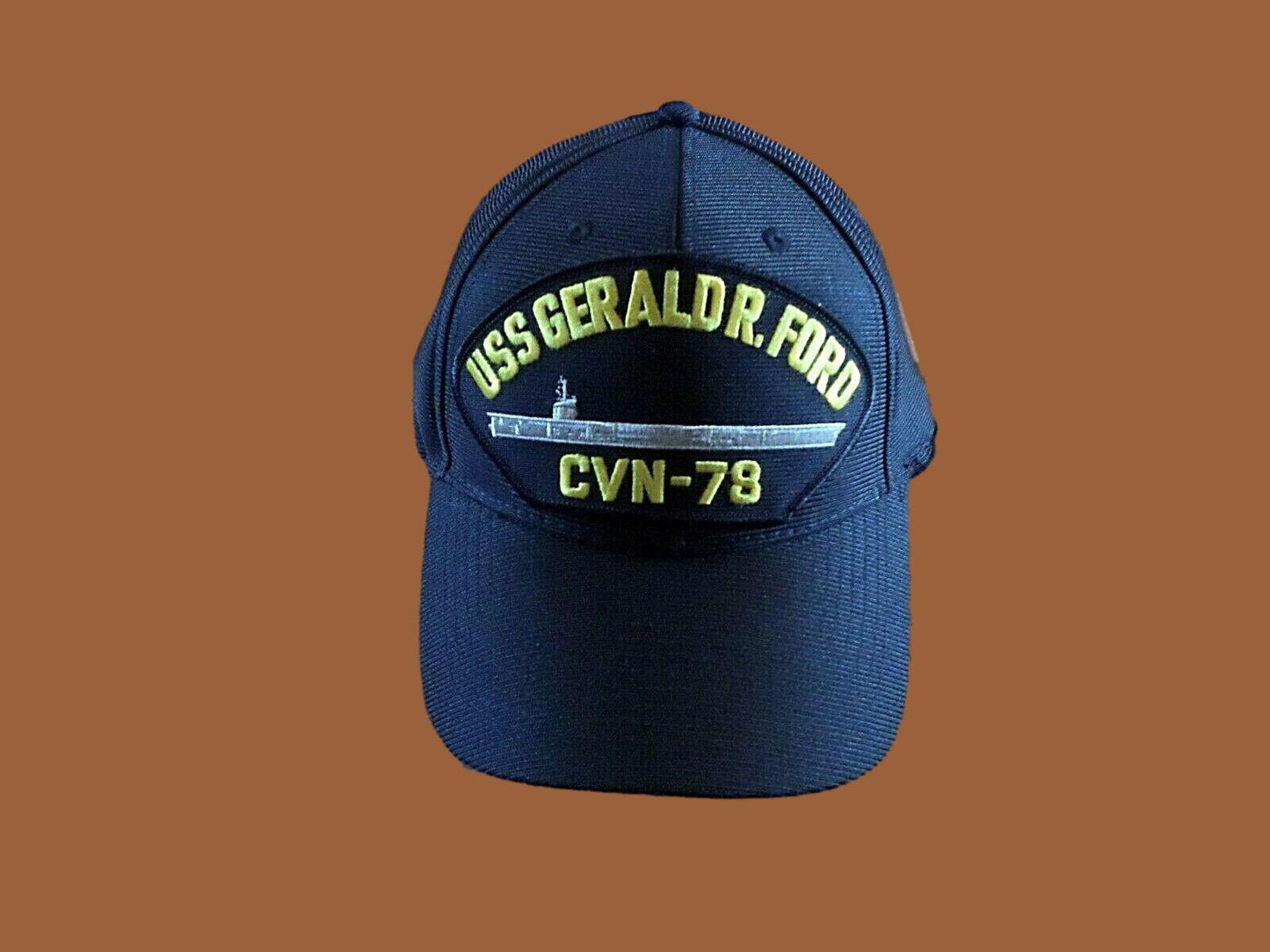 USS GERALD R.FORD CVN-78 U.S NAVY SHIP HAT U.S MILITARY OFFICIAL BALL CAP U.S.A