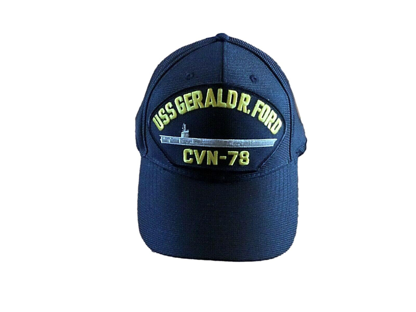 USS GERALD R.FORD CVN-78 U.S NAVY SHIP HAT U.S MILITARY OFFICIAL BALL CAP U.S.A