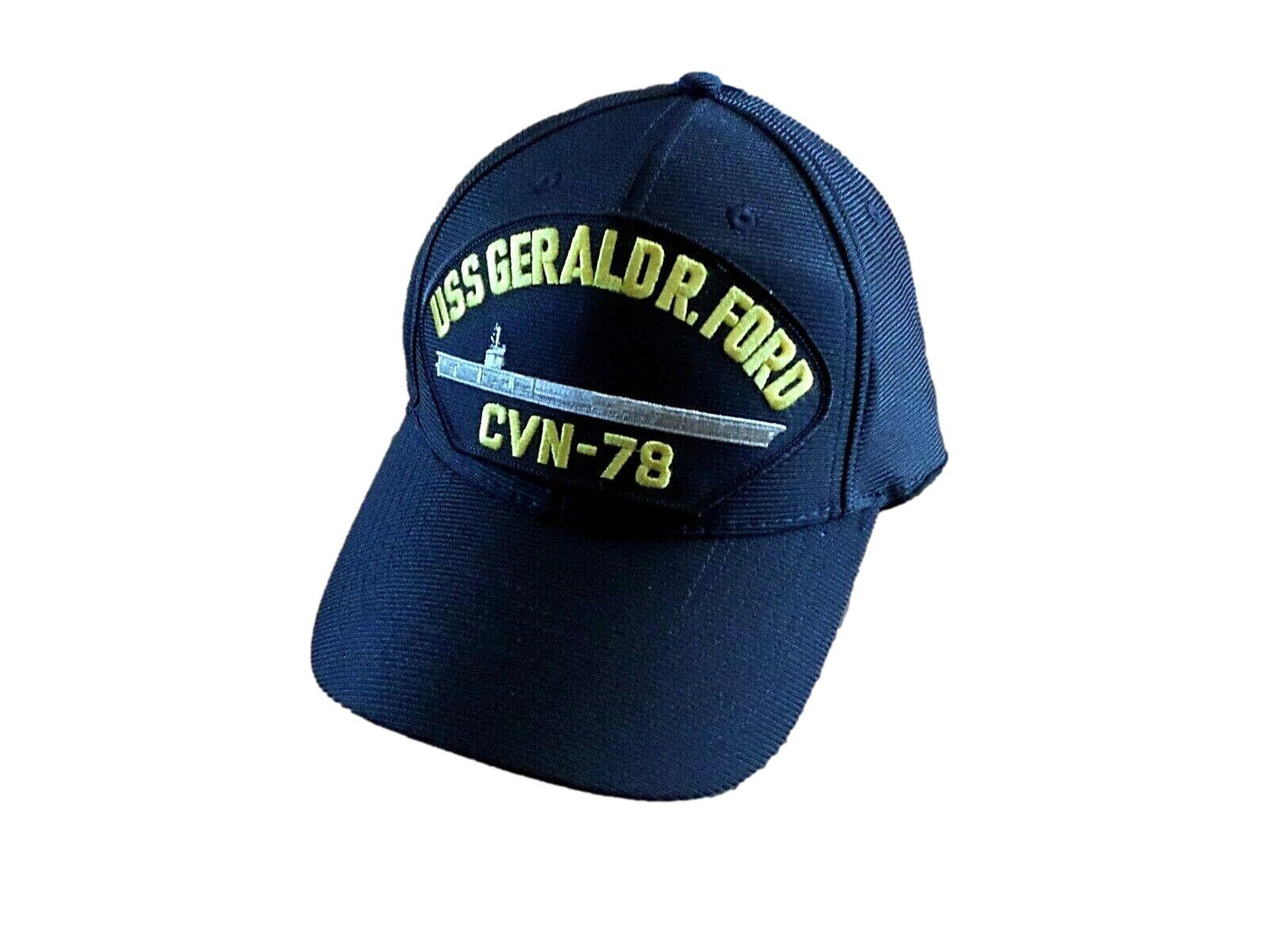 USS GERALD R.FORD CVN-78 U.S NAVY SHIP HAT U.S MILITARY OFFICIAL BALL CAP U.S.A