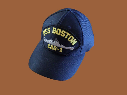 USS BOSTON CAG-1 NAVY SHIP HAT U.S MILITARY OFFICIAL BALL CAP U.S.A  MADE