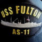 USS FULTON AS-11 U.S NAVY SHIP HAT U.S MILITARY OFFICIAL BALL CAP U.S.A MADE