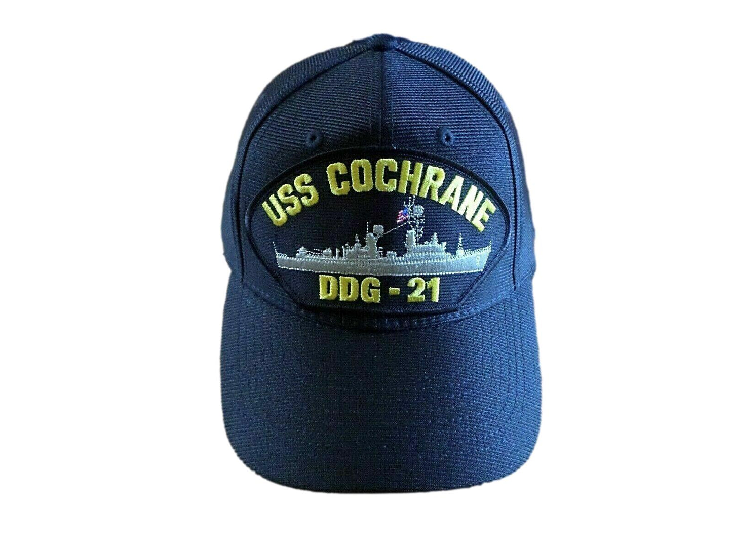 USS COCHRANE DDG-21 NAVY SHIP HAT U.S MILITARY OFFICIAL  BALL CAP U.S.A MADE