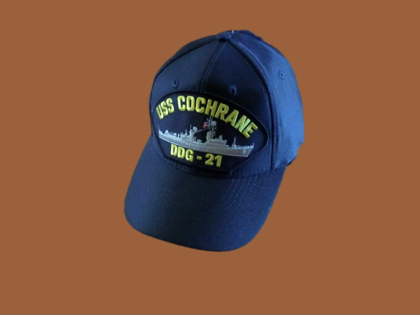 USS COCHRANE DDG-21 NAVY SHIP HAT U.S MILITARY OFFICIAL  BALL CAP U.S.A MADE