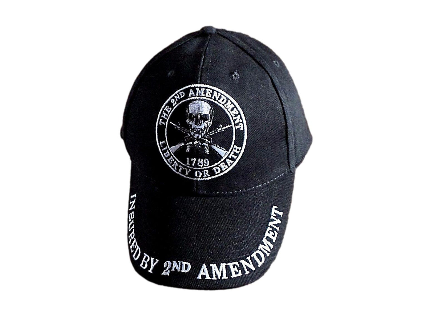 New Polo Style Hat 2nd Amendment Liberty Or Death Embroidered Baseball Cap