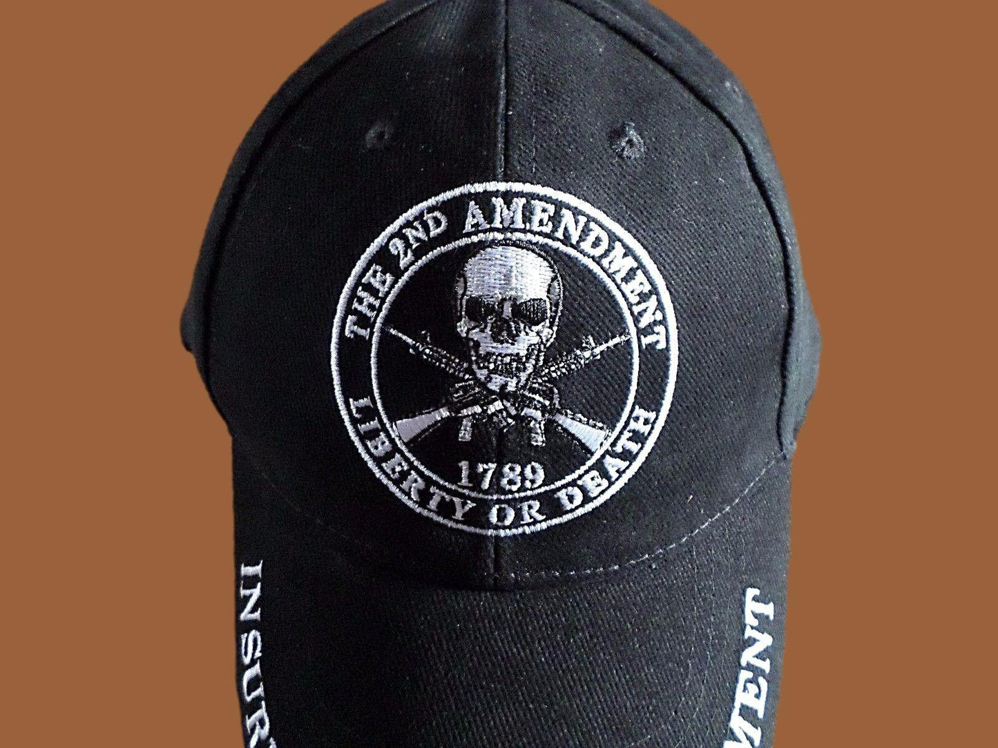 New Polo Style Hat 2nd Amendment Liberty Or Death Embroidered Baseball Cap