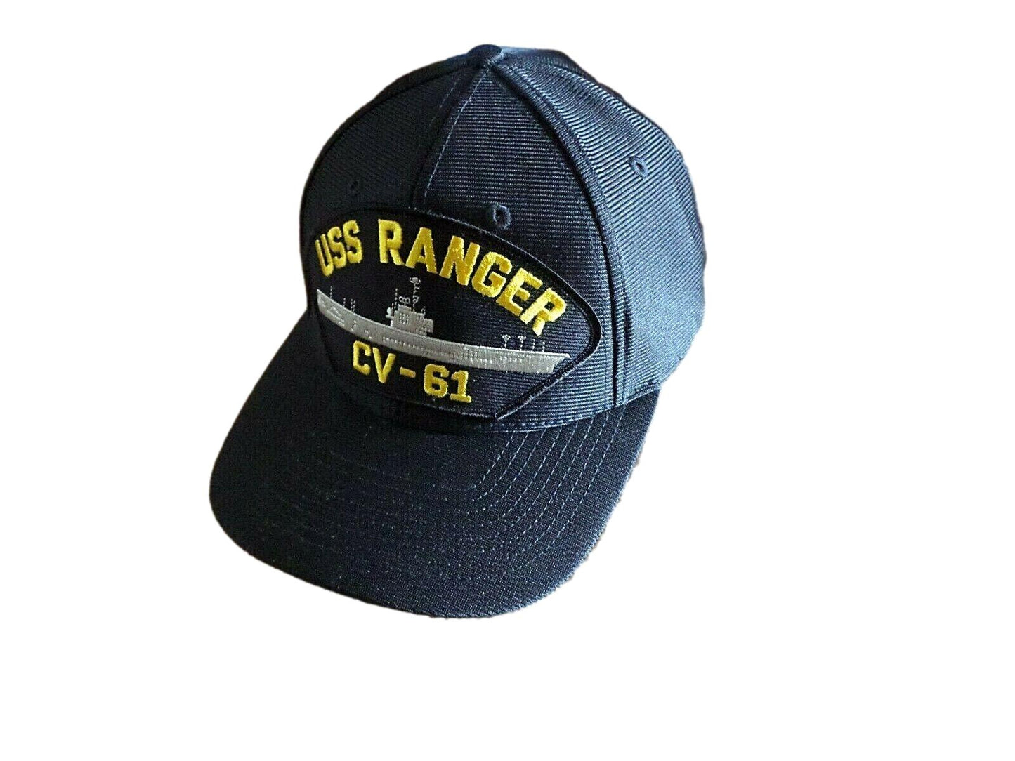 USS RANGER CV-61 NAVY SHIP HAT U.S MILITARY OFFICIAL BALL CAP U.S.A MADE