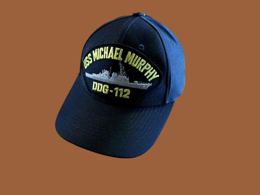 USS MICHAEL MURPHY DDG-112 NAVY SHIP HAT U.S MILITARY OFFICIAL  BALL CAP U.S.A