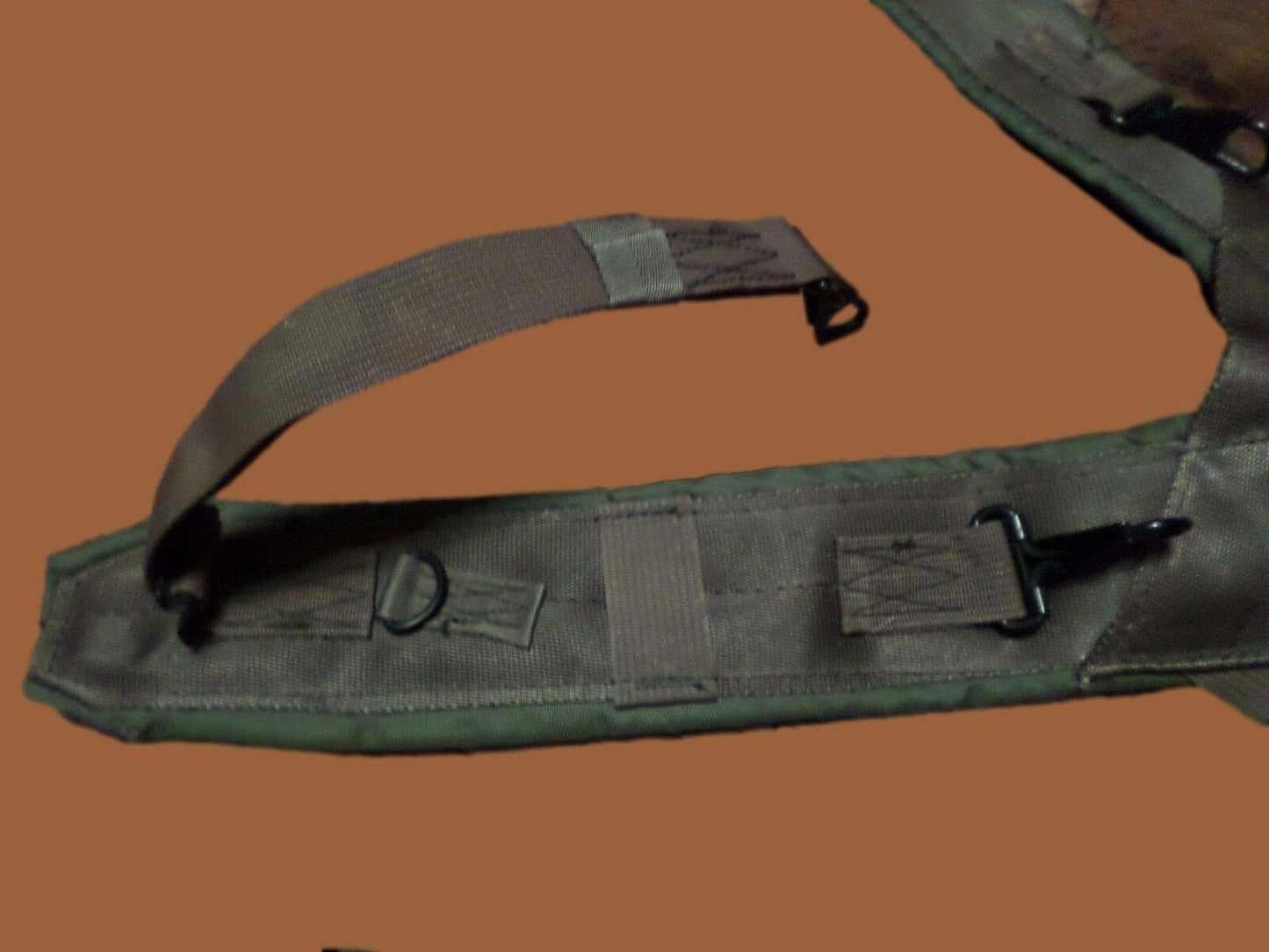 U.S MILITARY VIETNAM LC 1 H PATTERN FIELD PACK COMBAT SUSPENDERS M-1967 NEW NOS