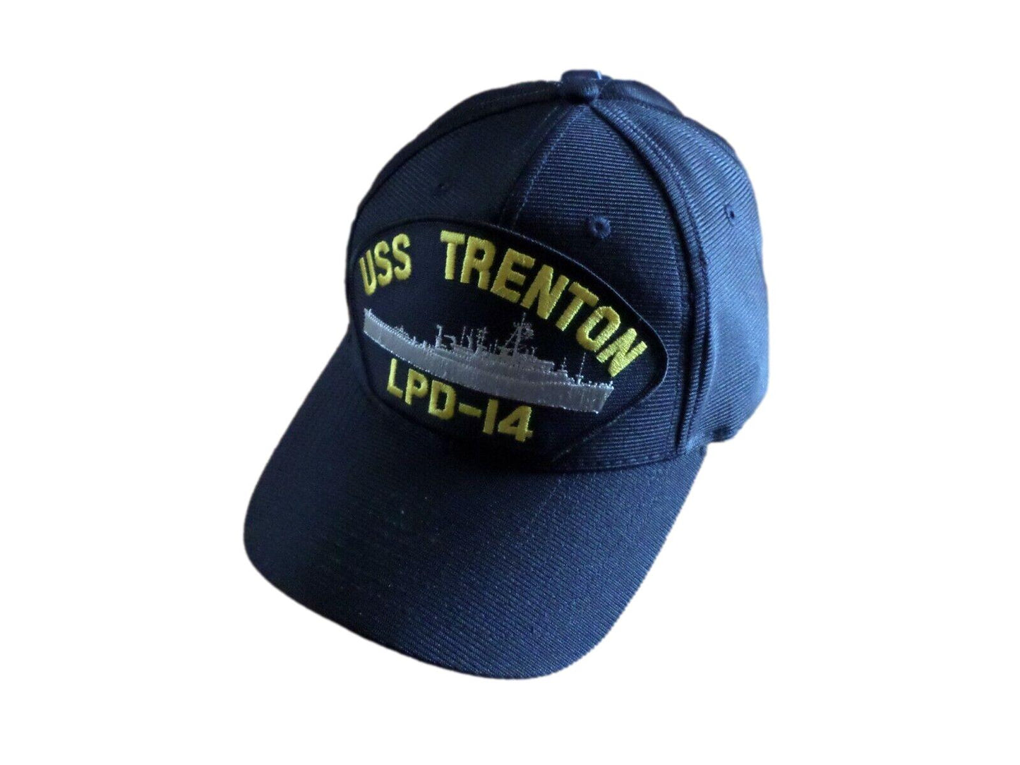 USS TRENTON LPD-14 NAVY SHIP HAT U.S MILITARY OFFICIAL BALL CAP U.S.A MADE