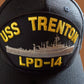 USS TRENTON LPD-14 NAVY SHIP HAT U.S MILITARY OFFICIAL BALL CAP U.S.A MADE