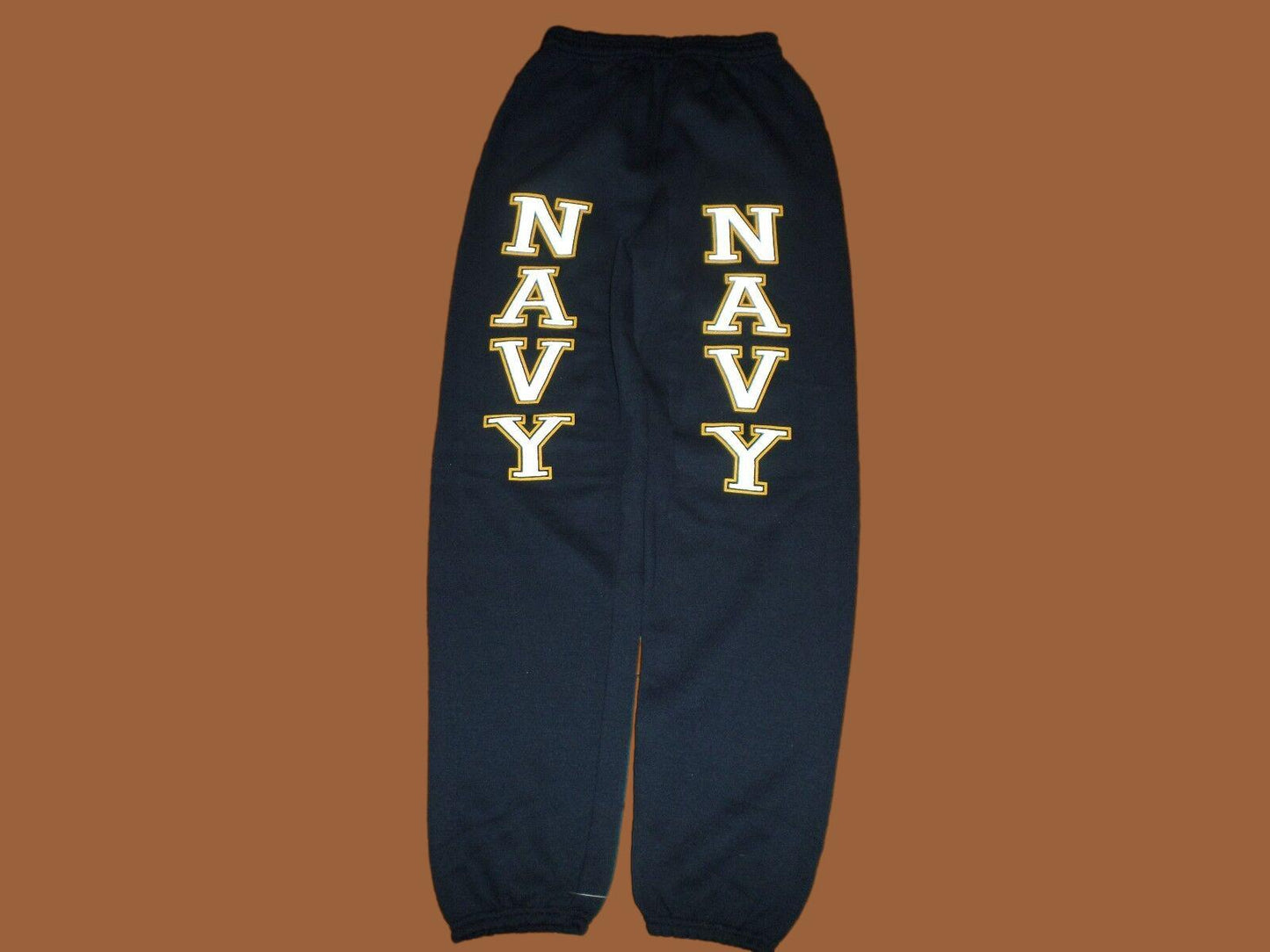 U.S MILITARY NAVY DARK BLUE SWEATPANTS SIZE SMALL. MADE IN THE U.S.A  SOFFE