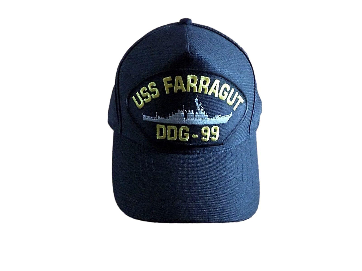 USS FARRAGUT DDG-99 NAVY SHIP HAT U.S MILITARY OFFICIAL BALL CAP U.S.A MADE