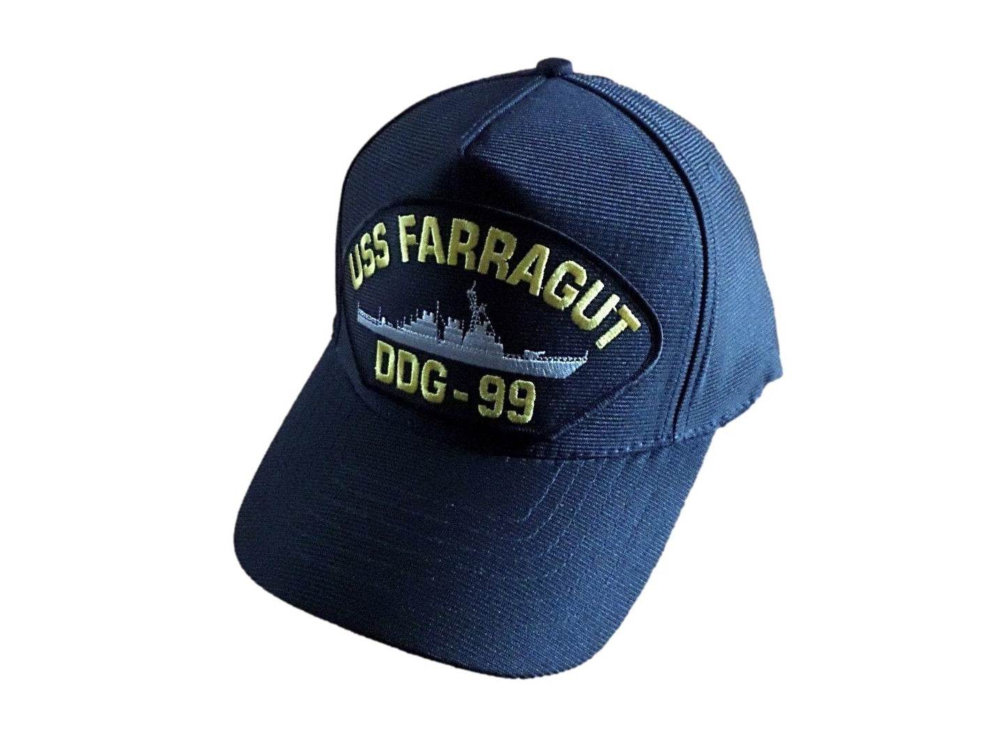 USS FARRAGUT DDG-99 NAVY SHIP HAT U.S MILITARY OFFICIAL BALL CAP U.S.A MADE