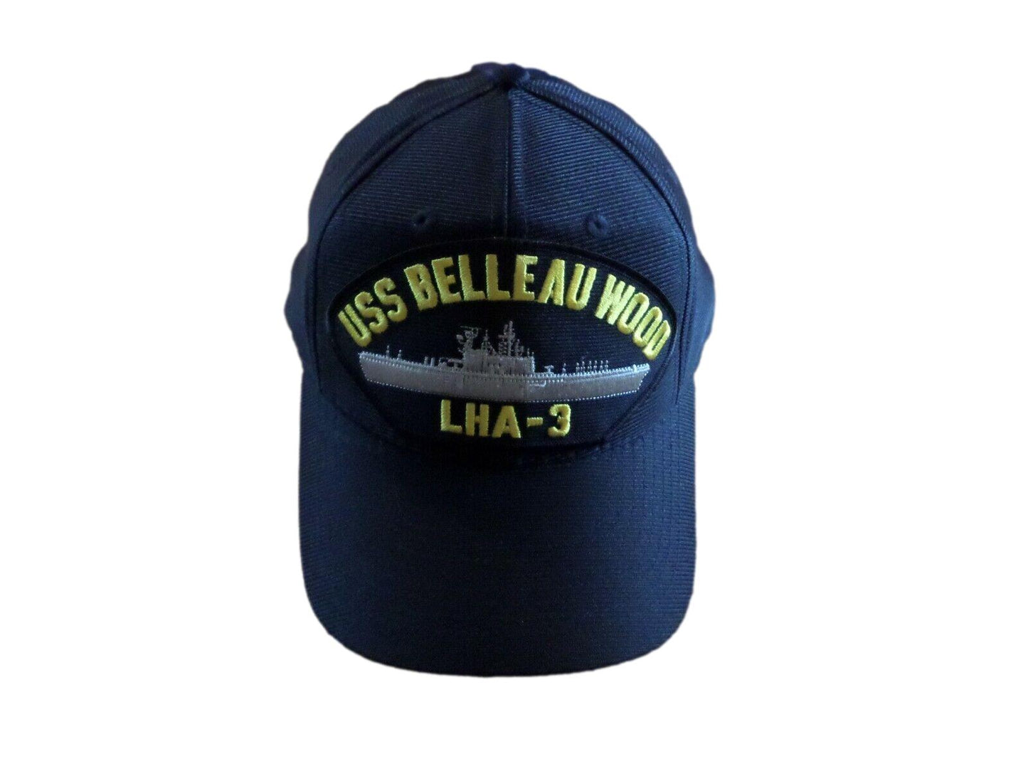 USS BELLEAU WOOD LHA-3 U.S NAVY SHIP HAT U.S MILITARY OFFICIAL BALL CAP U.S.A