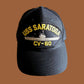 USS SARATOGA CV-60 U.S NAVY SHIP HAT OFFICIAL U.S MILITARY BALL CAP U.S.A MADE