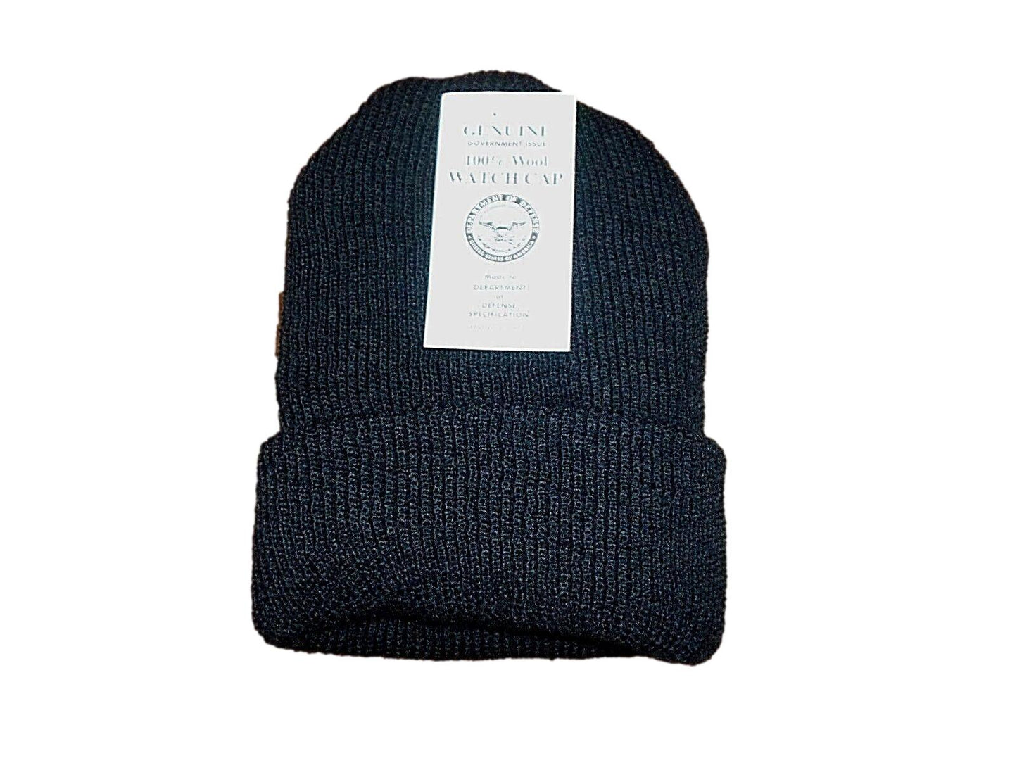 NEW GENUINE MILITARY WATCH CAP NAVY BLUE 100% WOOL 2 PLY U.S.A MADE BEANIE