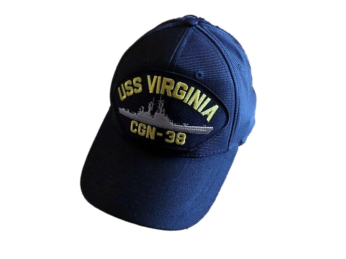 USS VIRGINIA CGN-38 U.S NAVY CRUISER SHIP HAT OFFICIAL MILITARY BALL CAP