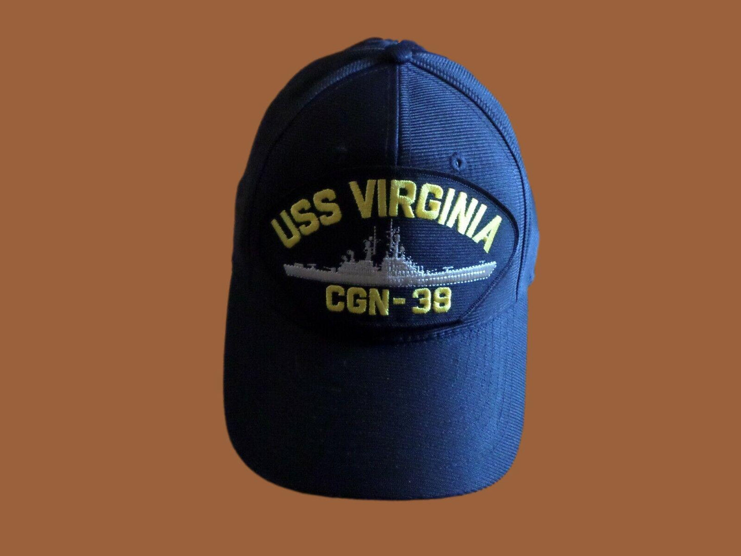 USS VIRGINIA CGN-38 U.S NAVY CRUISER SHIP HAT OFFICIAL MILITARY BALL CAP