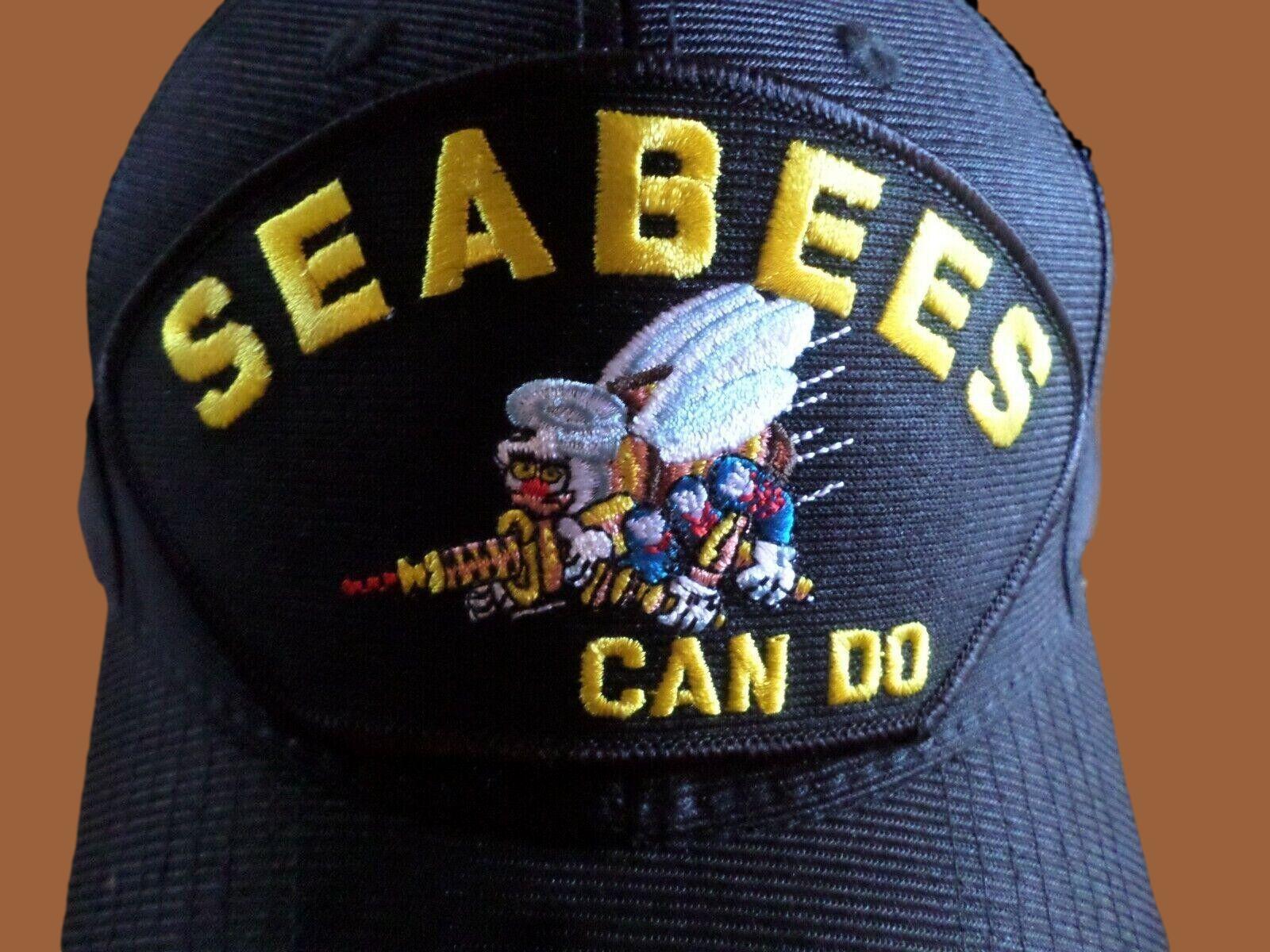Made In USA U.S. Navy Seabees Baseball Cap - Foto 8