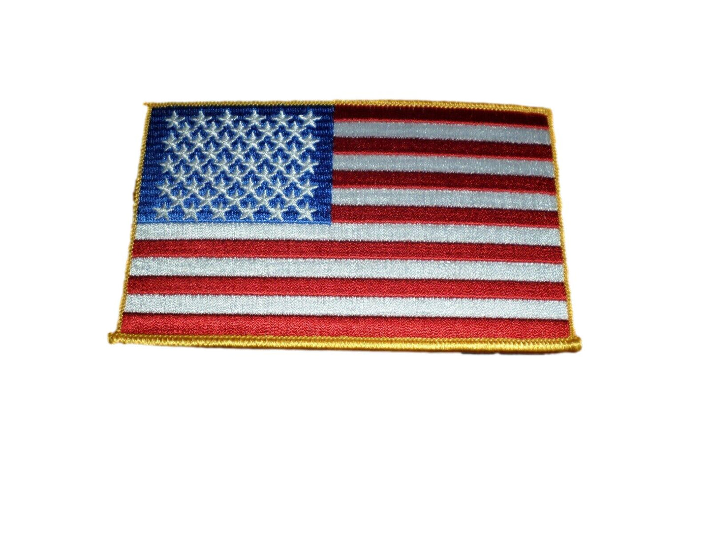U.S AMERICAN FLAG ARM PATCH 3"X 5" FULL COLOR UNITED STATES EMBROIDERED FLAG
