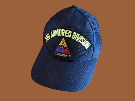 U.S ARMY 3RD ARMORED DIVISION HAT SPEARHEAD U.S MILITARY OFFICIAL BALL CAP USA