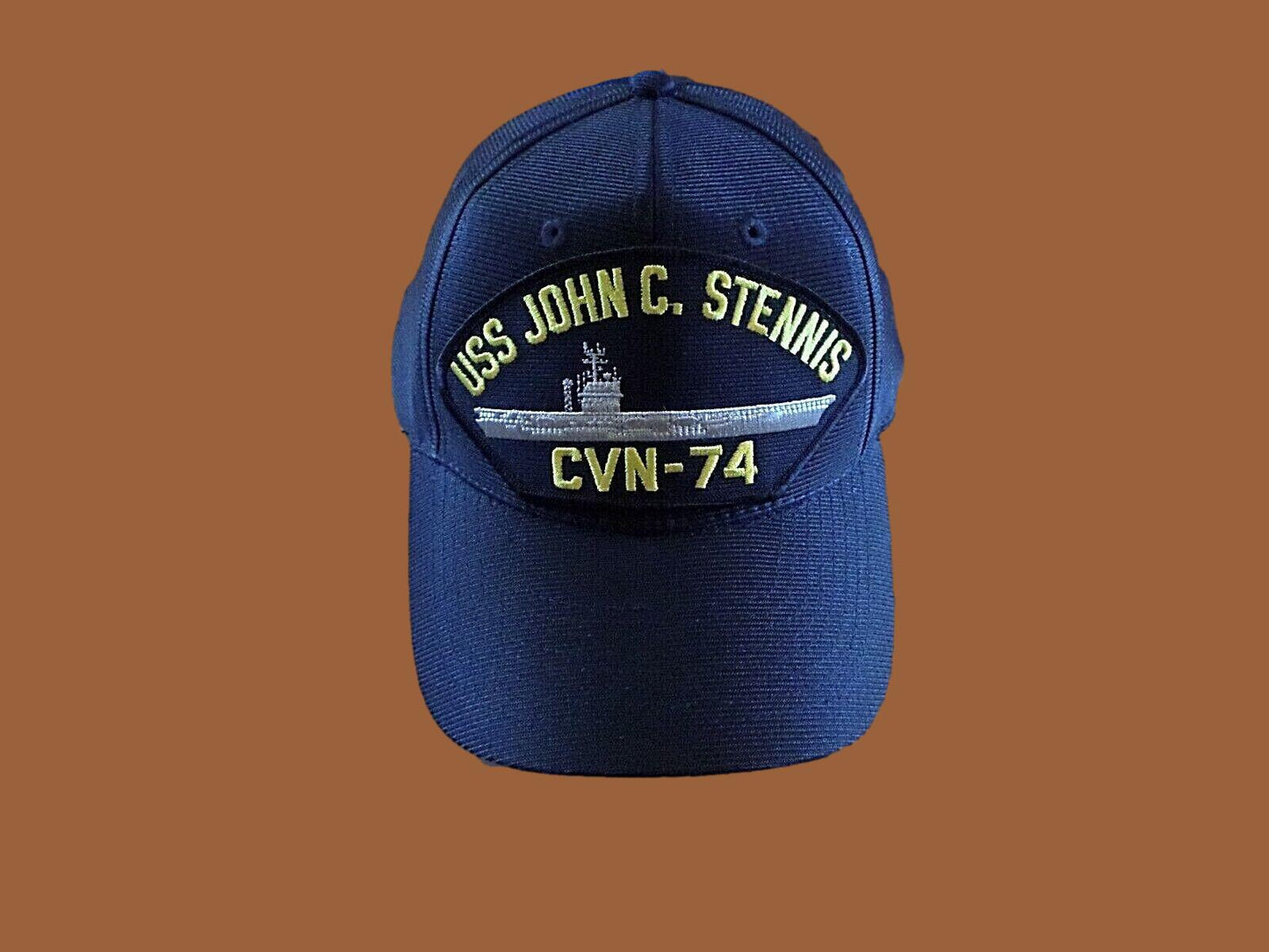USS JOHN C. STENNIS CVN-74 US NAVY SHIP HAT OFFICIAL U.S MILITARY BALL CAP USA