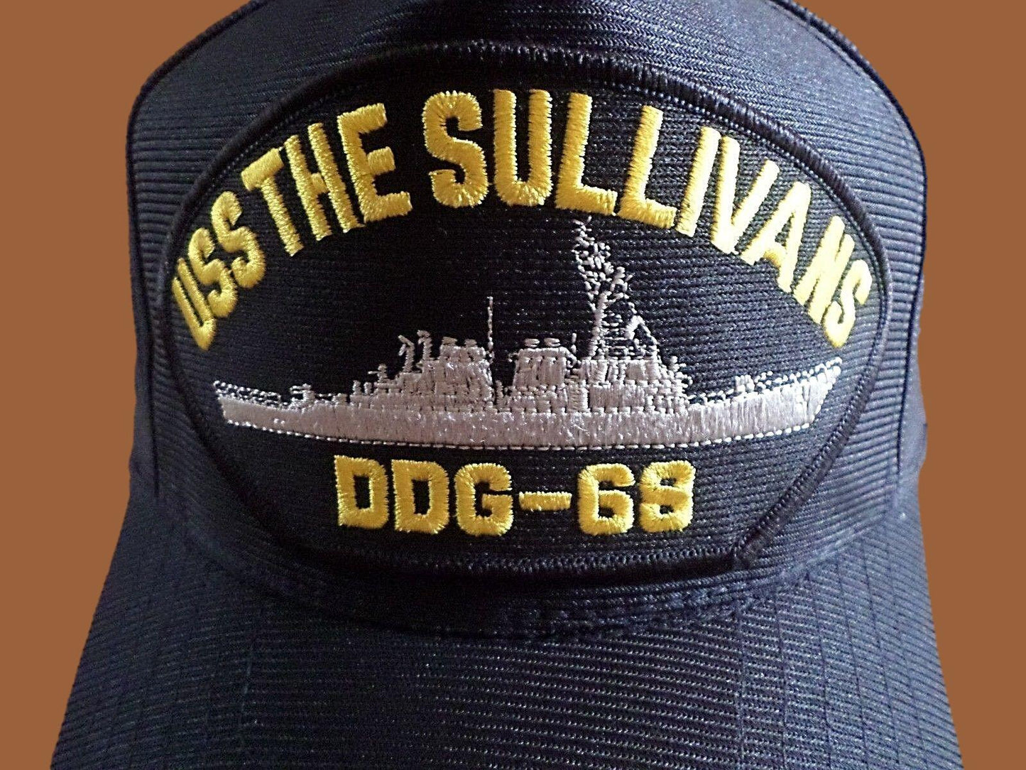 USS THE SULLIVANS DDG-68 NAVY SHIP HAT U.S MILITARY OFFICIAL BALL CAP U.S. MADE