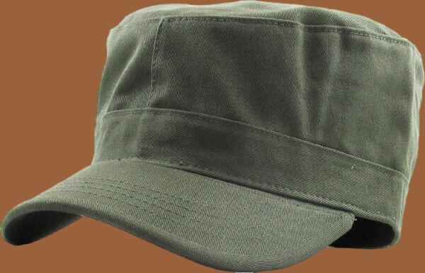 Military Army Style OD Green Combat BDU Hat 100% Cotton BDU Cap