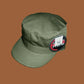 Military Army Style OD Green Combat BDU Hat 100% Cotton BDU Cap