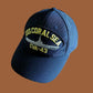 USS CORAL SEA CVA - 43 NAVY SHIP HAT U.S MILITARY OFFICIAL BALL CAP U.S.A MADE
