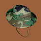 U.S Military Woodland Camouflage Boonie Hat Type II Sun Hot Weather U.S.A Made