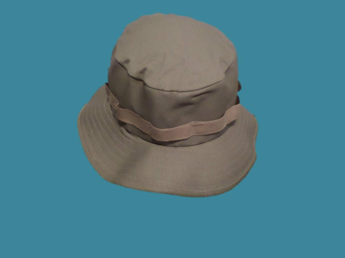 U.S MILITARY STYLE BOONIE HAT KHAKI SIZE LARGE U.S.A MADE