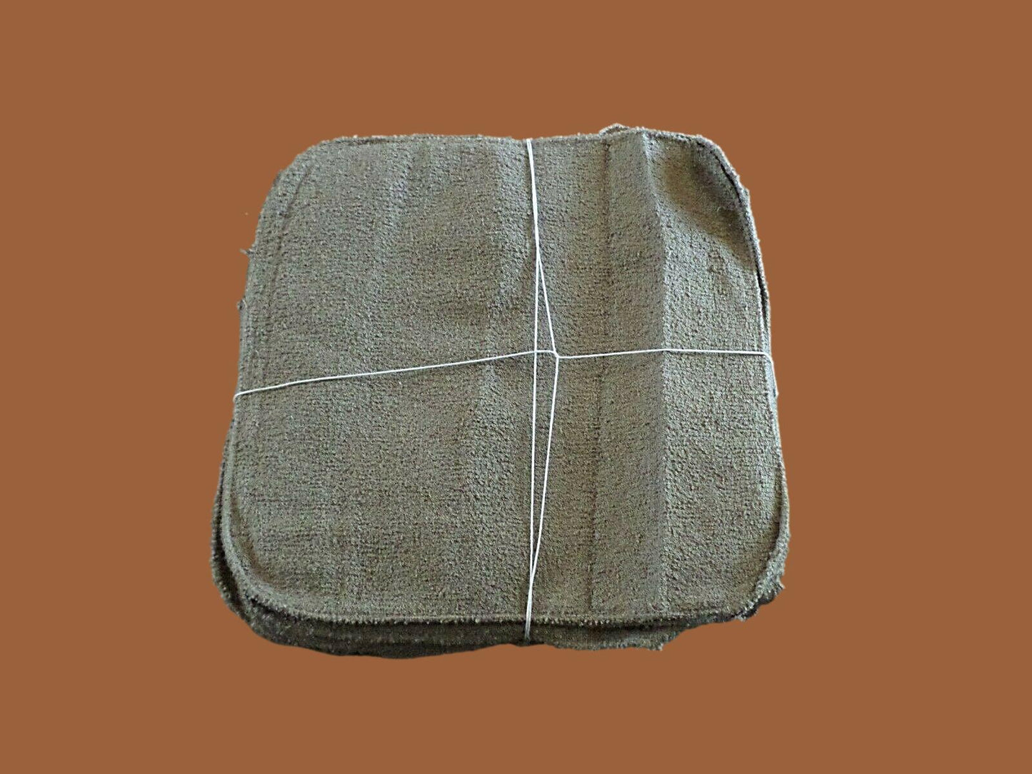 NEW 6 PACK MILITARY ISSUE POLYESTER MICROFIBER WASHCLOTH COYOTE BROWN