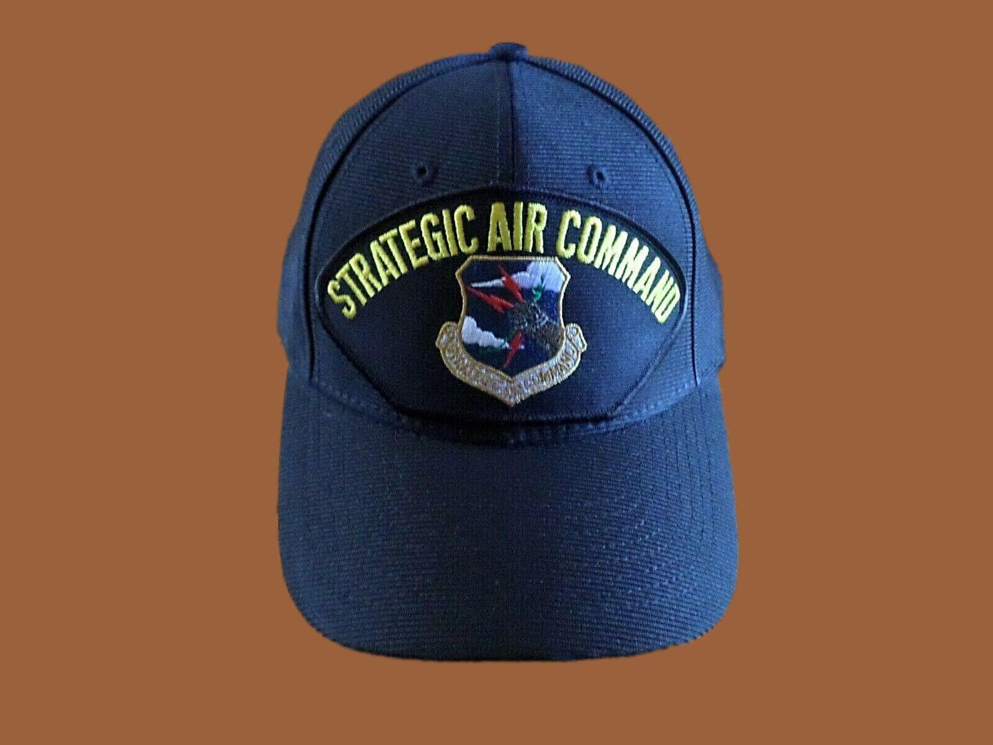 U.S AIR FORCE SAC MILITARY HAT OFFICIAL BALL CAP STRATEGIC AIR COMMAND USA MADE