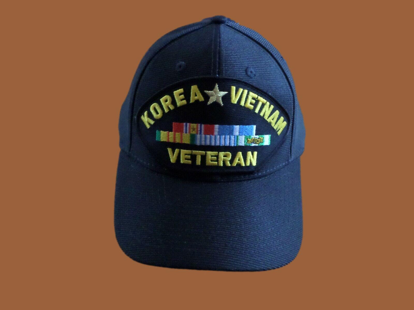 U.S MILITARY KOREA VIETNAM VETERAN HAT U.S MILITARY OFFICIAL BALL CAP U.S.A MADE