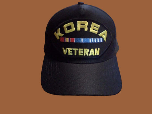 U.S MILITARY KOREA VETERAN HAT KOREAN VETERAN OFFICIAL BALL CAP U.S.A MADE