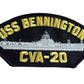 USS BENNINGTON CVA-20 U.S NAVY CARRIER SHIP HAT PATCH U.S.A MADE HEAT TRANSFER