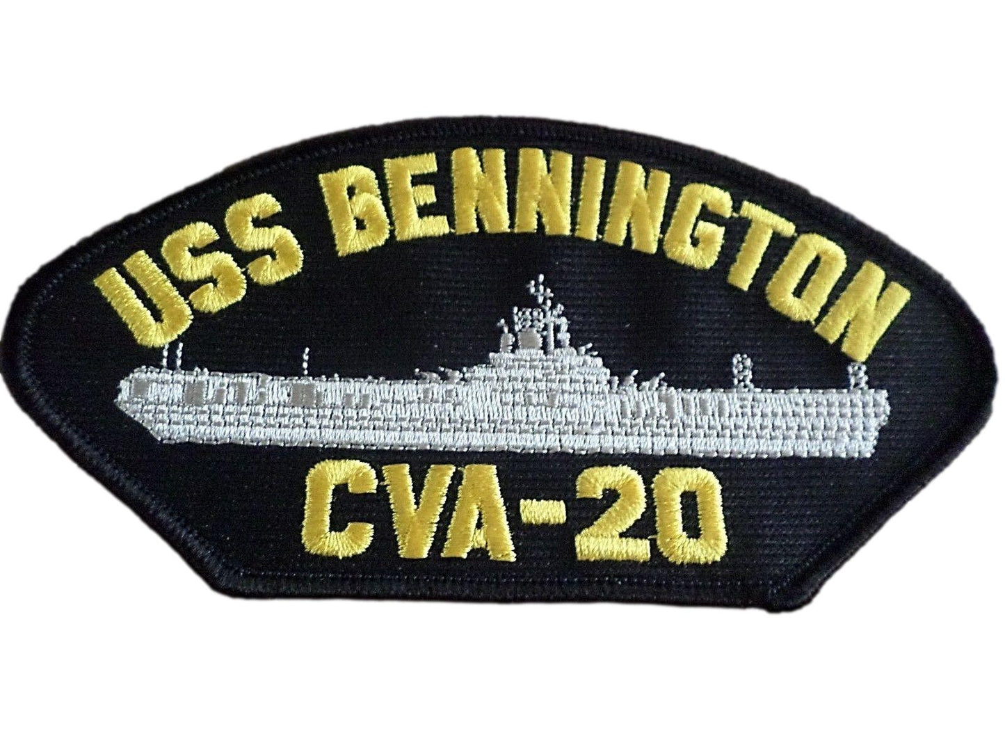 USS BENNINGTON CVA-20 U.S NAVY CARRIER SHIP HAT PATCH U.S.A MADE HEAT TRANSFER