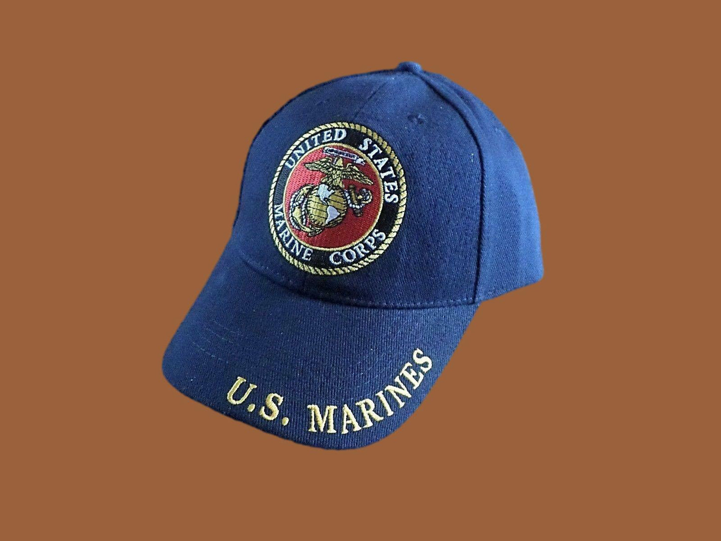 NEW U.S MILITARY MARINE CORPS EMBROIDERED BLUE HAT CAP OFFICIAL LICENSED HATS