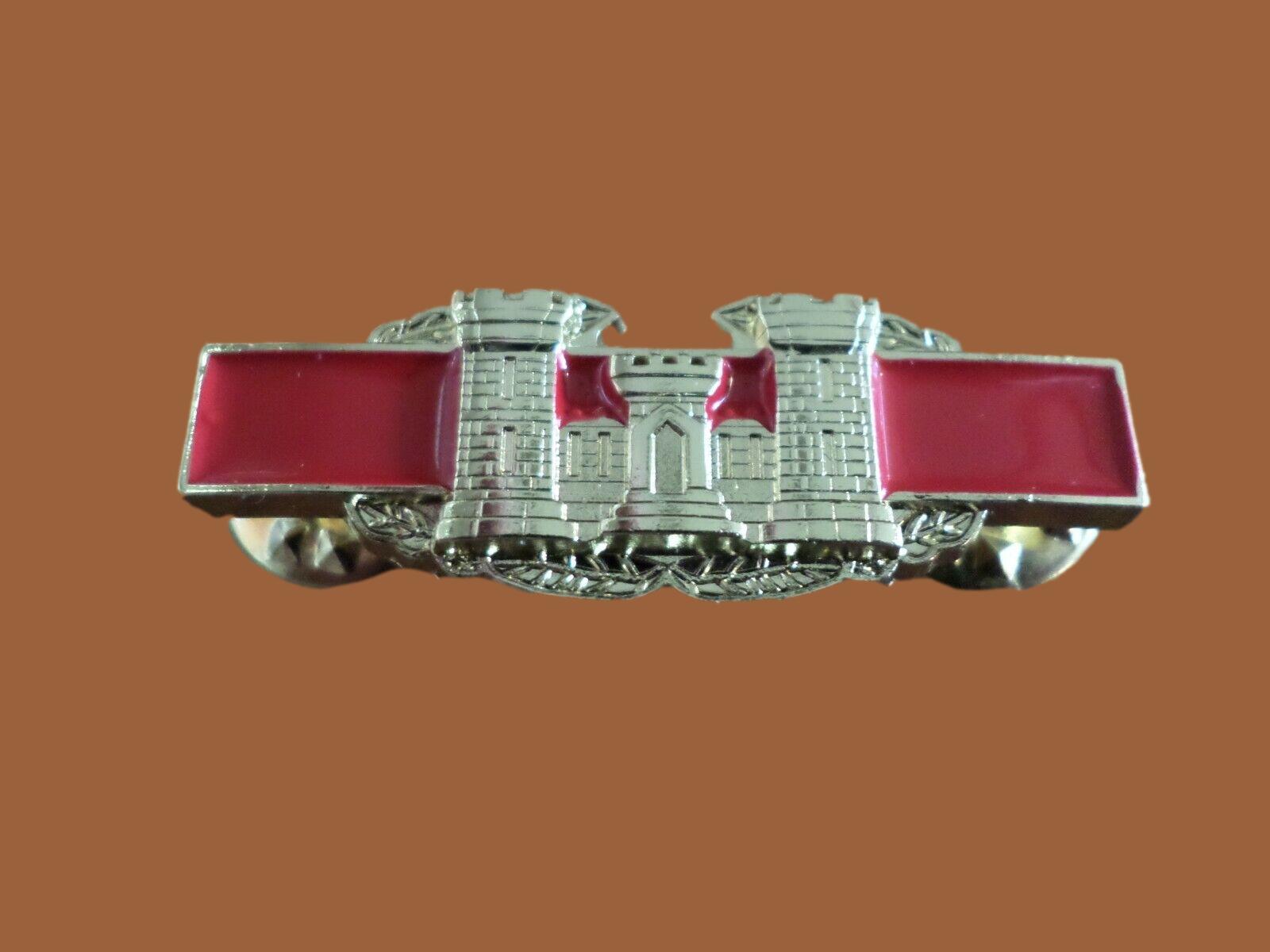 U.S MILITARY ARMY COMBAT ENGINEER BADGE HAT LAPEL PIN MINIATURE SIZE 1 ...
