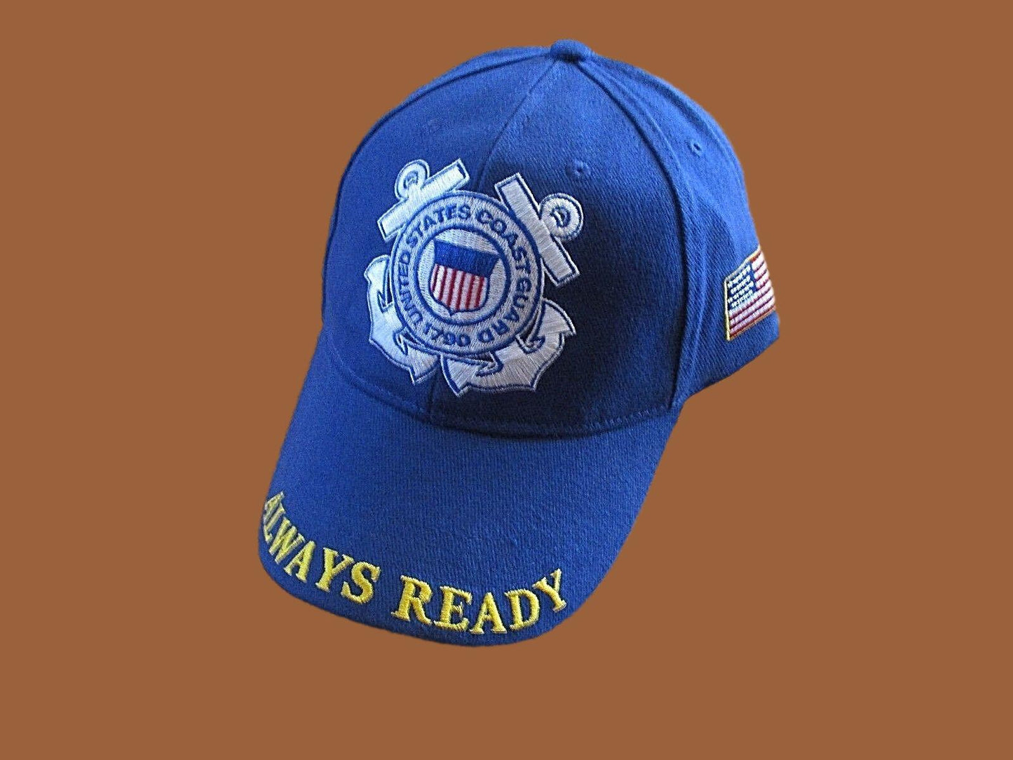 UNITED STATES COAST GUARD ALWAYS READY HAT BALL CAP USCG SEMPER PARATUS