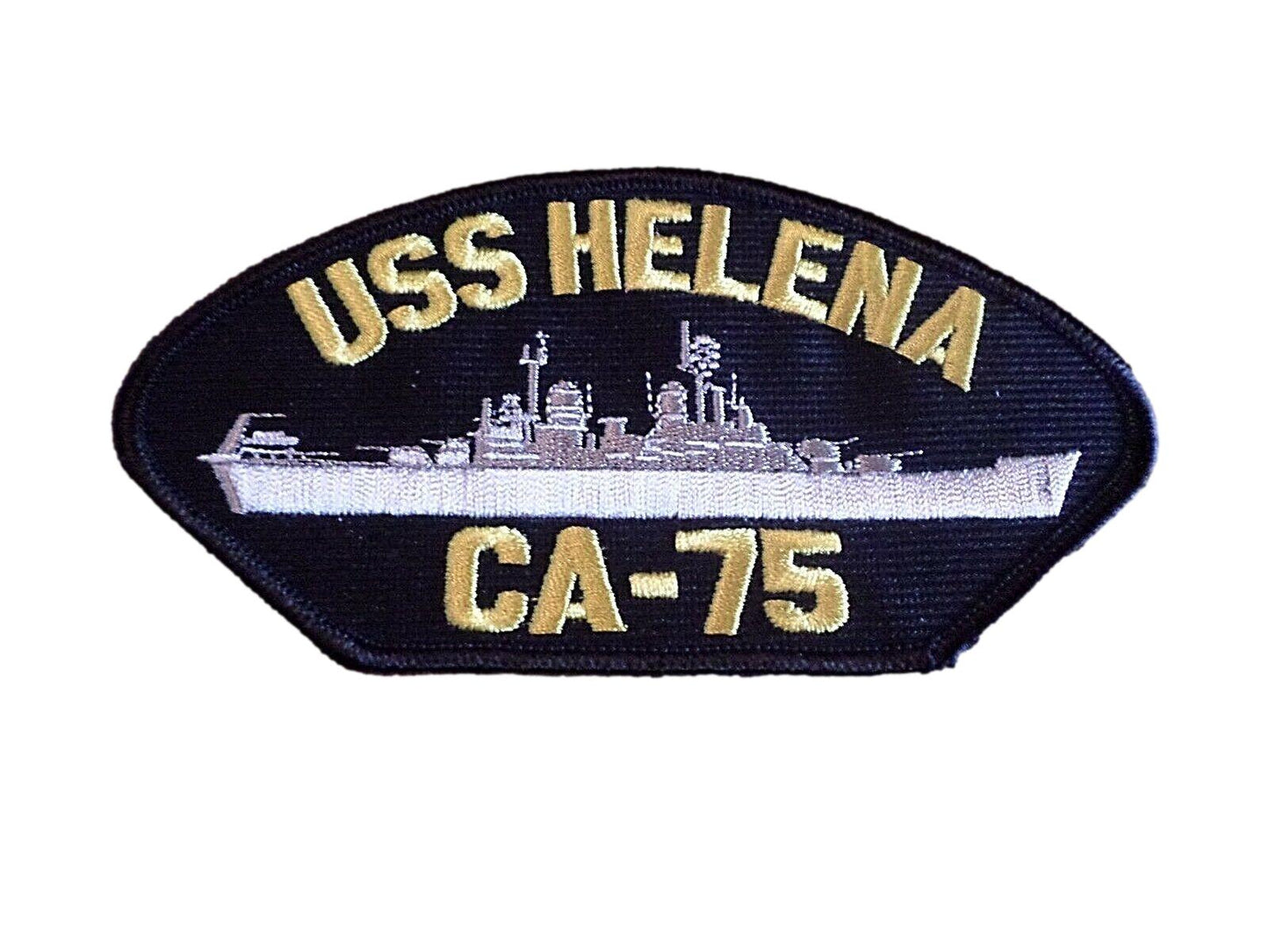 U.S NAVY SHIP HAT PATCH USS HELENA CA-75 SHIP PATCH USA MADE HEAT TRANSFER