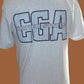 U.S MILITARY NAVY COAST GUARD GRAY T- SHIRT SIZE MEDIUM MADE IN THE U.S.A