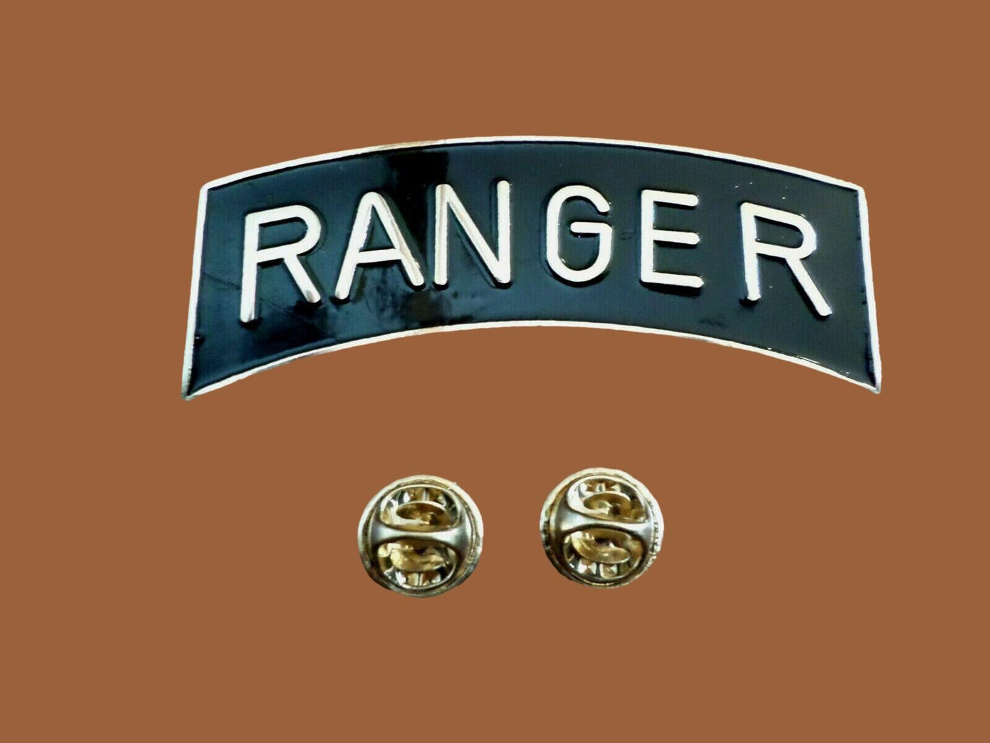 U.S ARMY OVERSIZED RANGER ROCKER BADGE RANGERS HAT LAPEL PIN