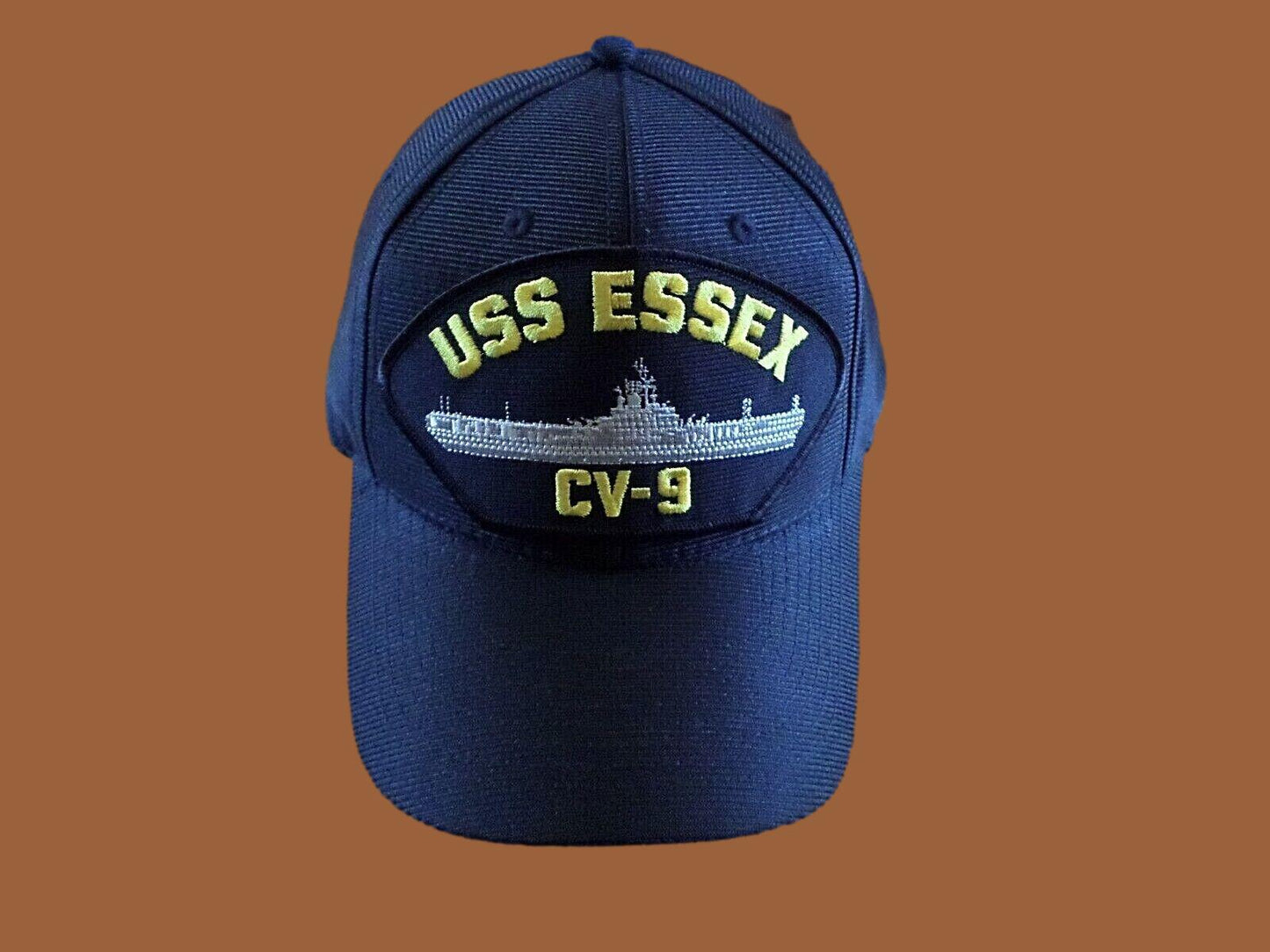 USS ESSEX CV-9 U.S NAVY SHIP HAT OFFICIAL U.S MILITARY BALL CAP U.S.A  MADE