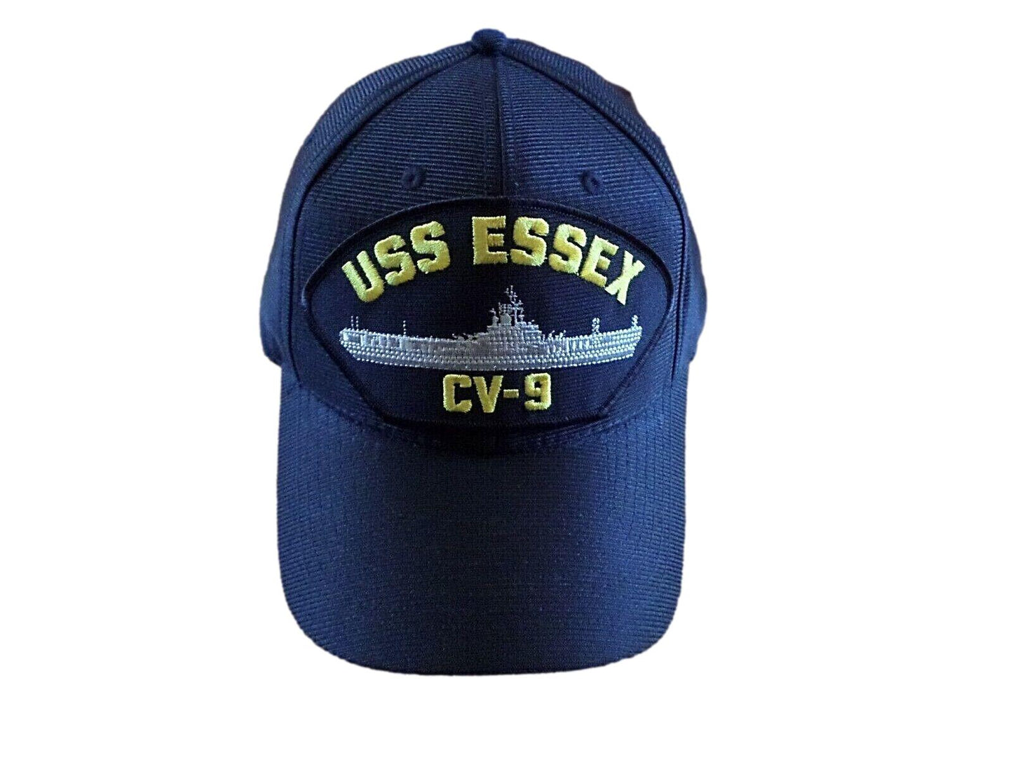 USS ESSEX CV-9 U.S NAVY SHIP HAT OFFICIAL U.S MILITARY BALL CAP U.S.A  MADE