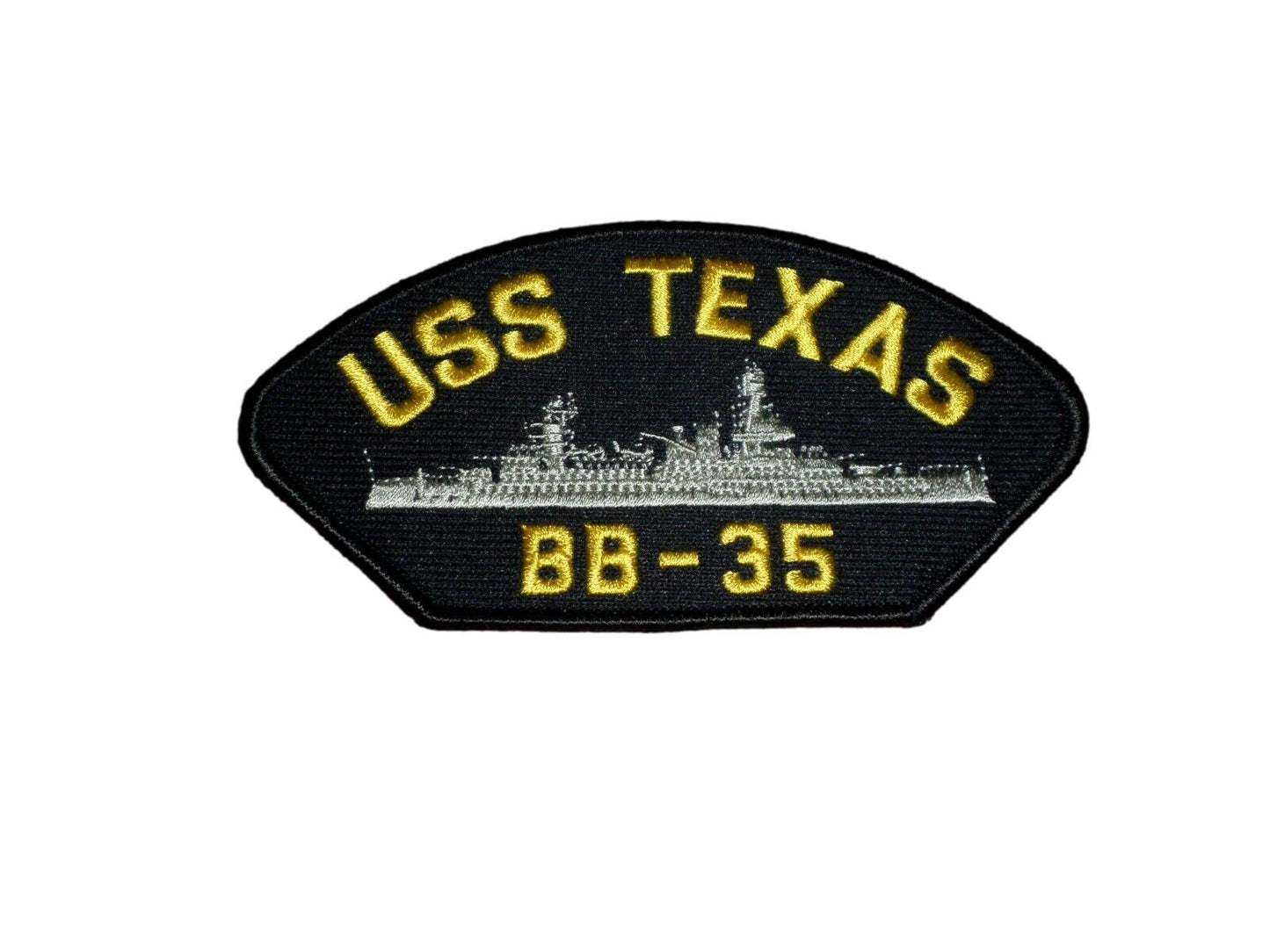 USS TEXAS BB-35 U.S NAVY SHIP HAT PATCH BATTLESHIP USA MADE